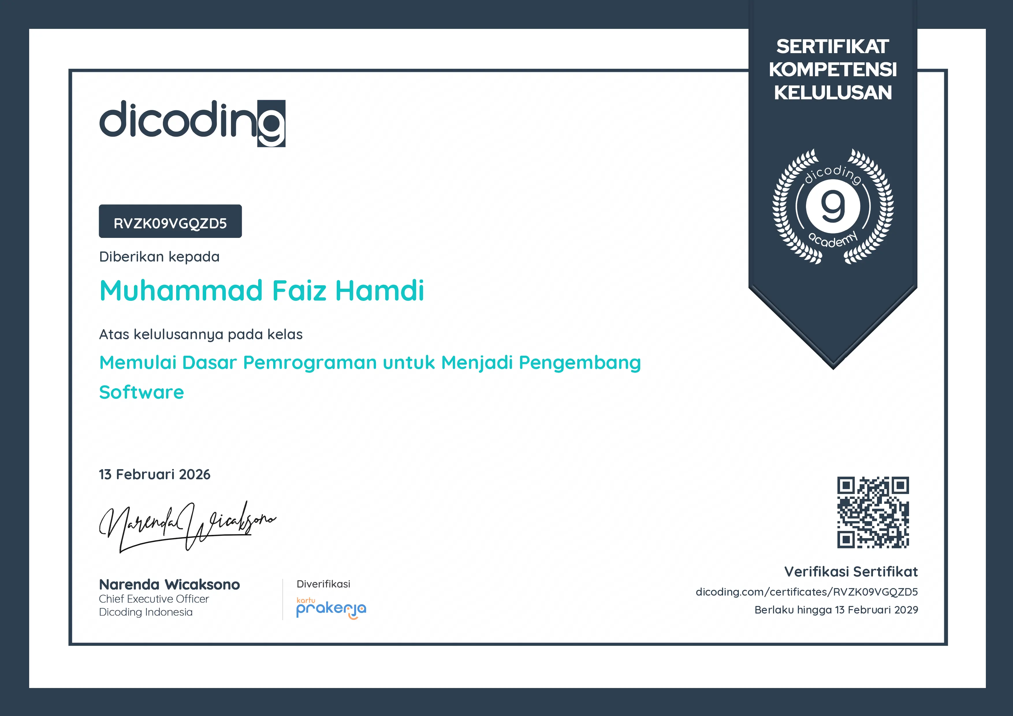 Dicoding Cert 1
