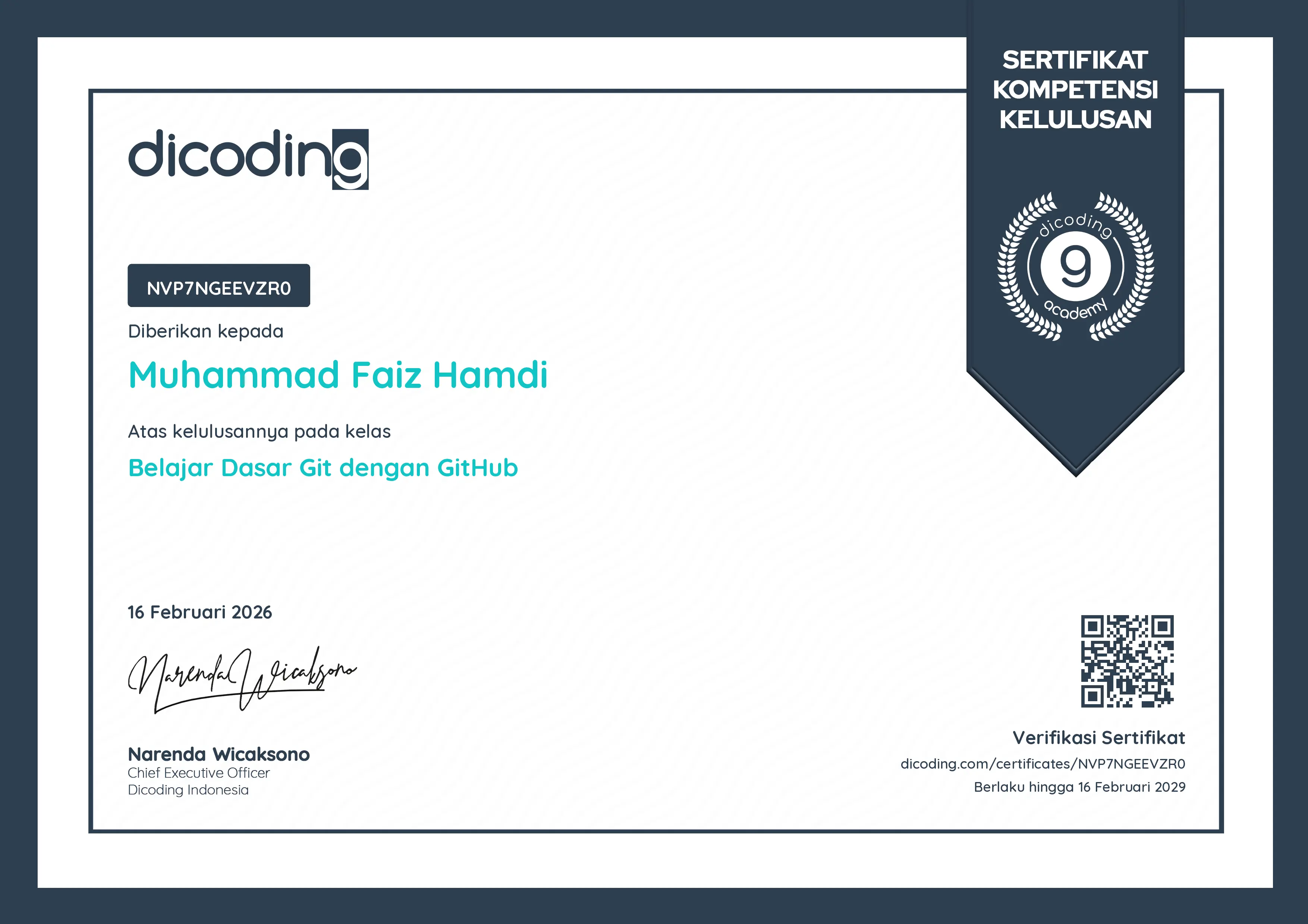 Dicoding Cert 3