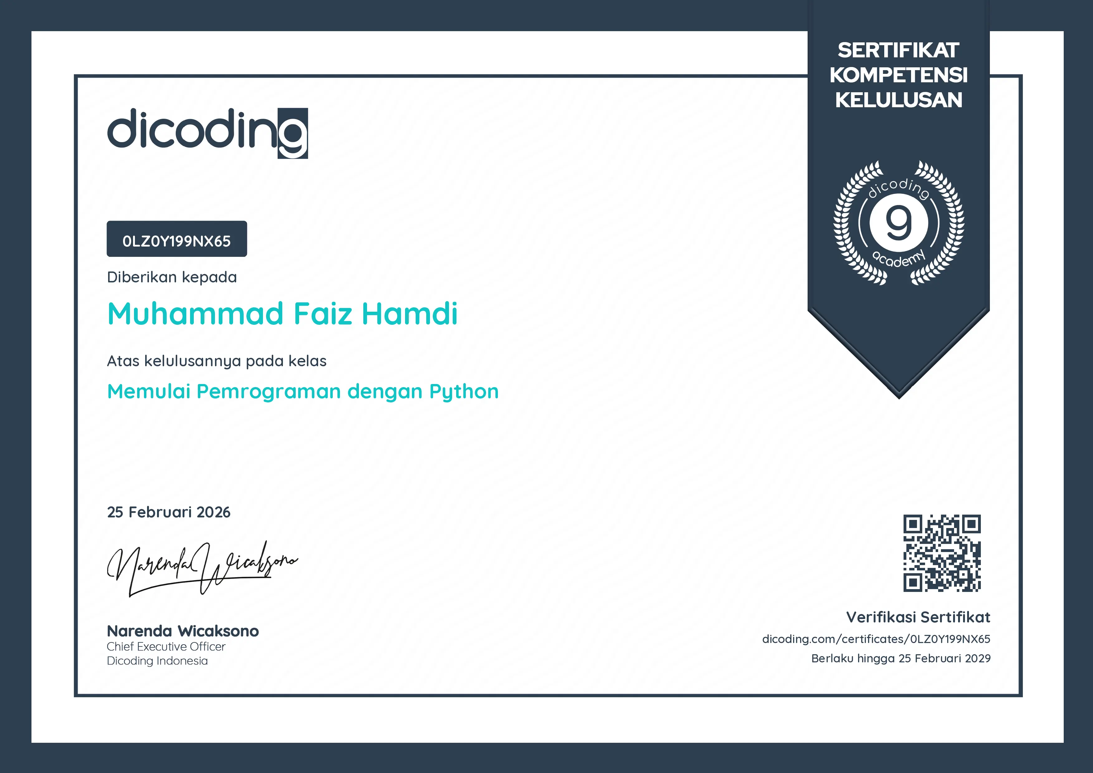 Dicoding Cert 5