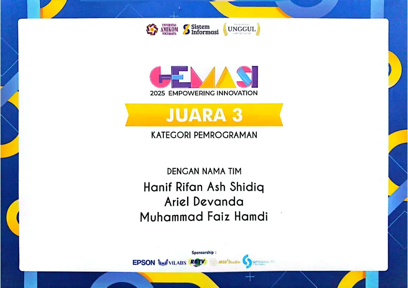 GEMASI 3rd Place